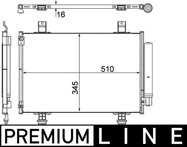 MAHLE Klímahűtő AC456000P_MAHLE