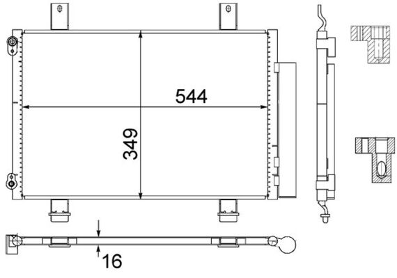 MAHLE Klímahűtő AC456000S_MAHLE