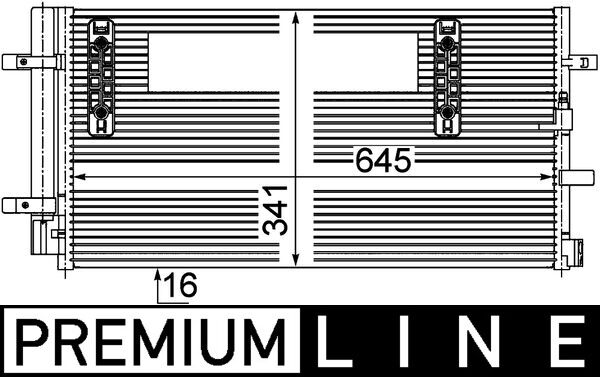 MAHLE Klímahűtő AC457000P_MAHLE