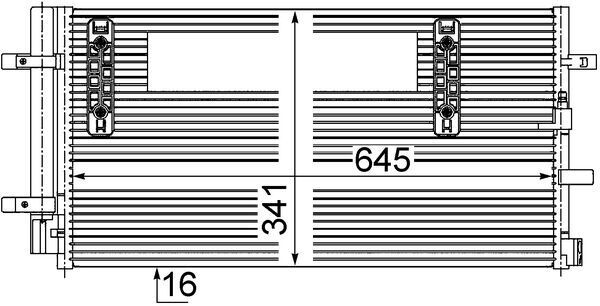 MAHLE Klímahűtő AC457000S_MAHLE