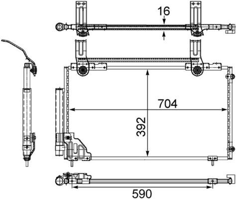 MAHLE Klímahűtő AC471000S_MAHLE