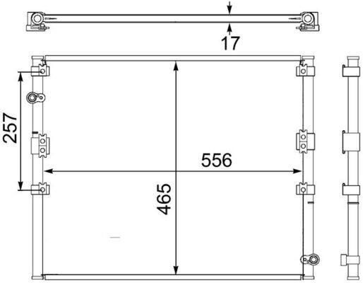 MAHLE Klímahűtő AC474000S_MAHLE