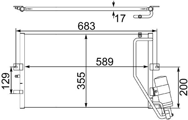 MAHLE Klímahűtő AC478000S_MAHLE