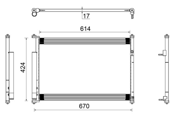 MAHLE Klímahűtő AC490000S_MAHLE