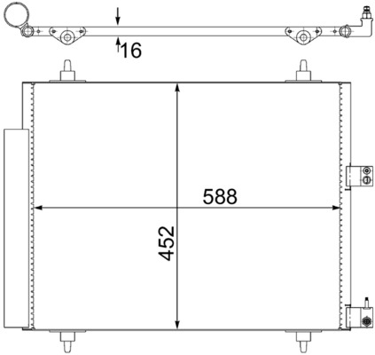 MAHLE Klímahűtő AC515000S_MAHLE