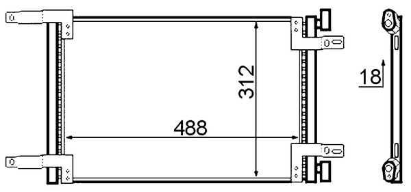 MAHLE Klímahűtő AC516000S_MAHLE