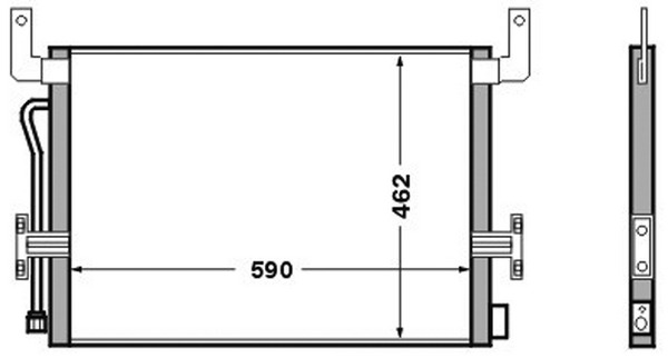 MAHLE Klímahűtő AC524000S_MAHLE