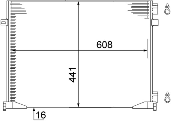 MAHLE Klímahűtő AC528000S_MAHLE