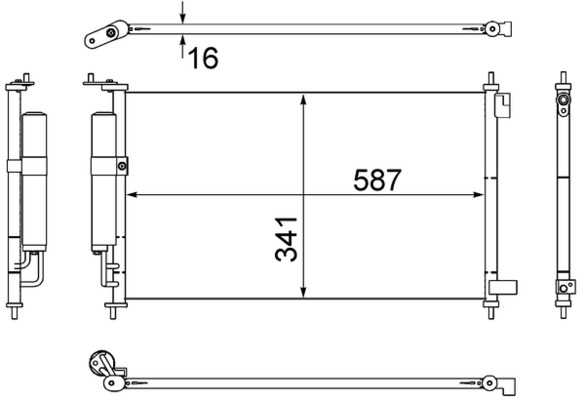 MAHLE Klímahűtő AC559000S_MAHLE