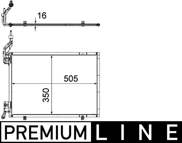 MAHLE Klímahűtő AC579000P_MAHLE