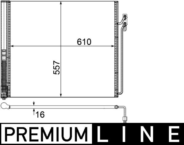 MAHLE Klímahűtő AC586000P_MAHLE