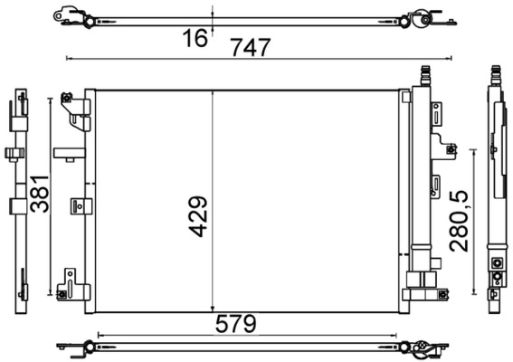 MAHLE Klímahűtő AC635000S_MAHLE