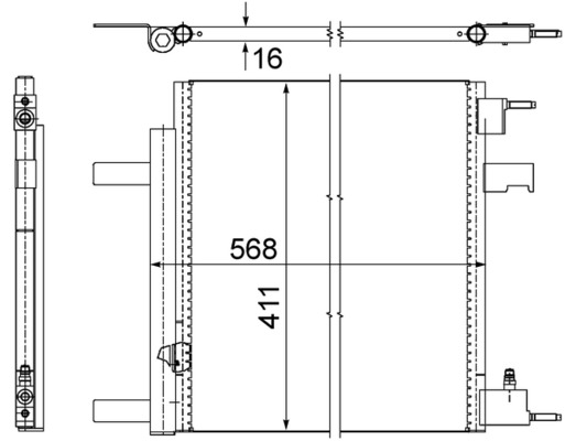 MAHLE Klímahűtő AC636000P_MAHLE