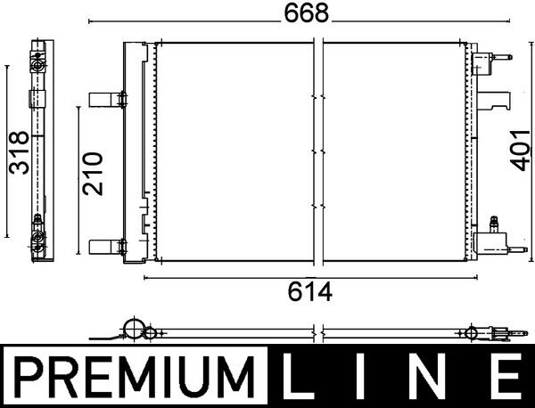 MAHLE Klímahűtő AC637000P_MAHLE