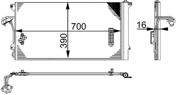 MAHLE Klímahűtő AC659000S_MAHLE