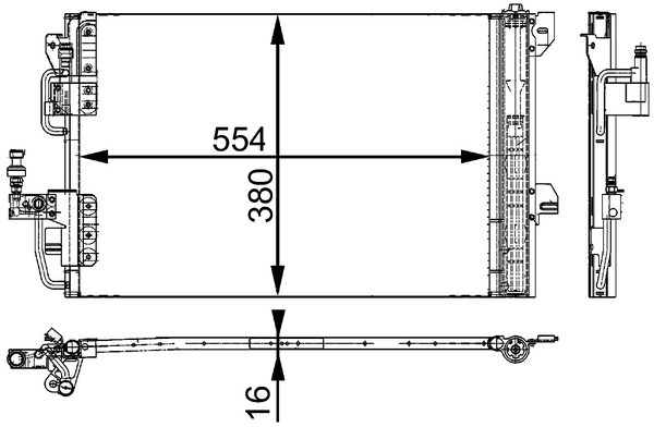 MAHLE Klímahűtő AC665000S_MAHLE