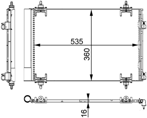 MAHLE Klímahűtő AC667000S_MAHLE