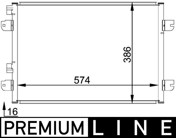 MAHLE Klímahűtő AC691000P_MAHLE