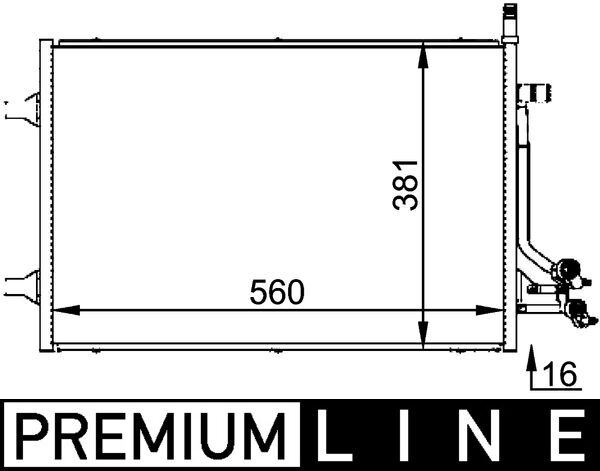 MAHLE Klímahűtő AC692000P_MAHLE