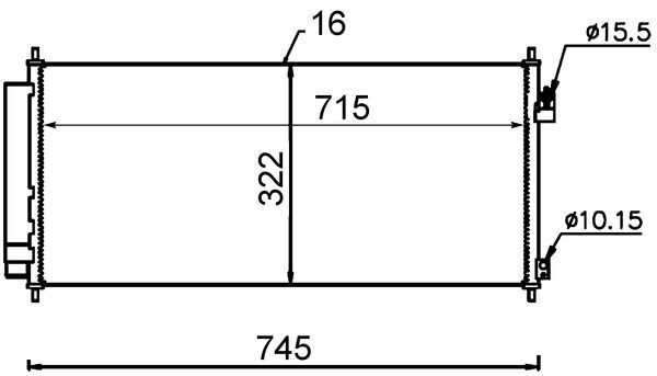 MAHLE Klímahűtő AC702000S_MAHLE