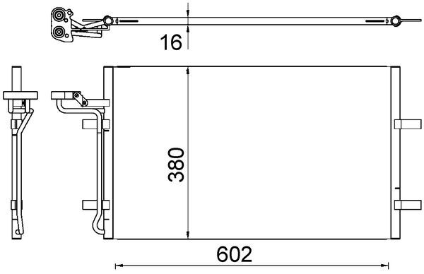 MAHLE Klímahűtő AC725000S_MAHLE