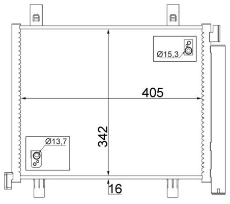 MAHLE Klímahűtő AC747000S_MAHLE