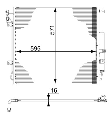 MAHLE Klímahűtő AC759000S_MAHLE