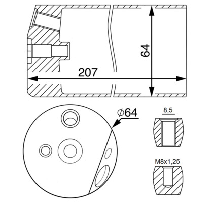 MAHLE Klímaszárító patron AD14000S_MAHLE