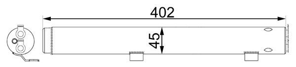 MAHLE Klímaszárító patron AD285000S_MAHLE