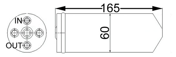 MAHLE Klímaszárító patron AD61000S_MAHLE