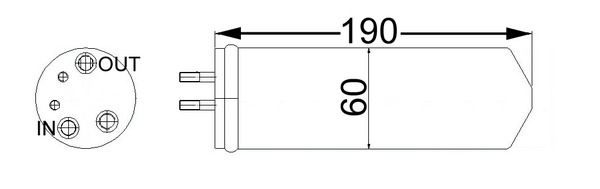 MAHLE Klímaszárító patron AD66000S_MAHLE