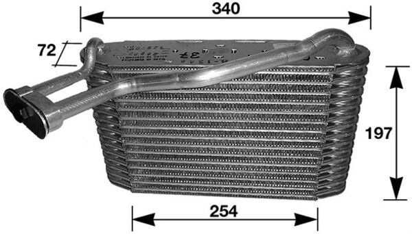 MAHLE Párologtató AE34000S_MAHLE