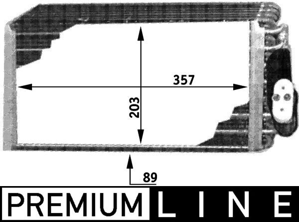 MAHLE Párologtató AE42000P_MAHLE