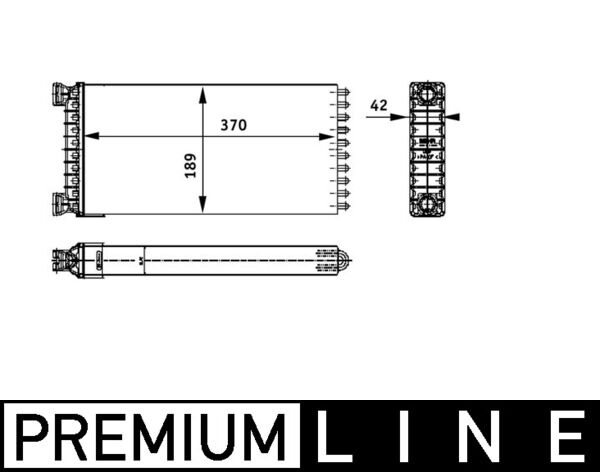 MAHLE Fűtőradiátor AH130000P_MAHLE