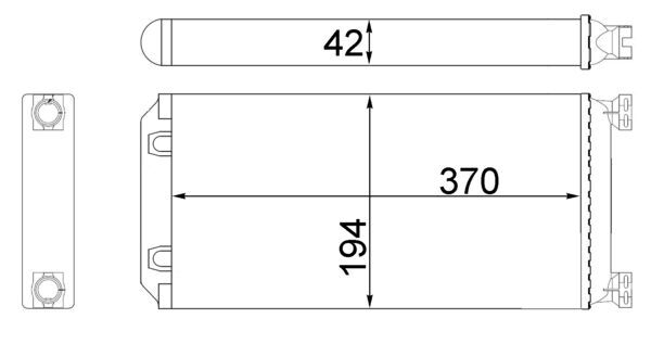 MAHLE Fűtőradiátor AH130000S_MAHLE