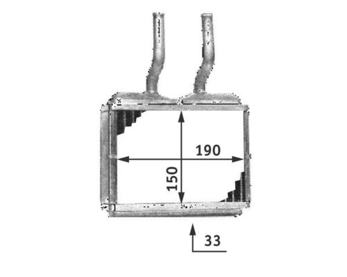 MAHLE Fűtőradiátor AH139000S_MAHLE