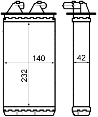 MAHLE Fűtőradiátor AH149000S_MAHLE