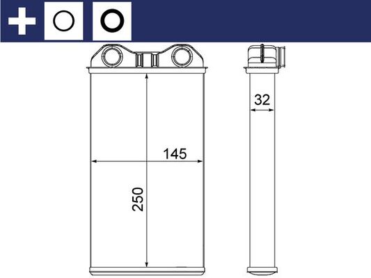 MAHLE Fűtőradiátor AH14000S_MAHLE