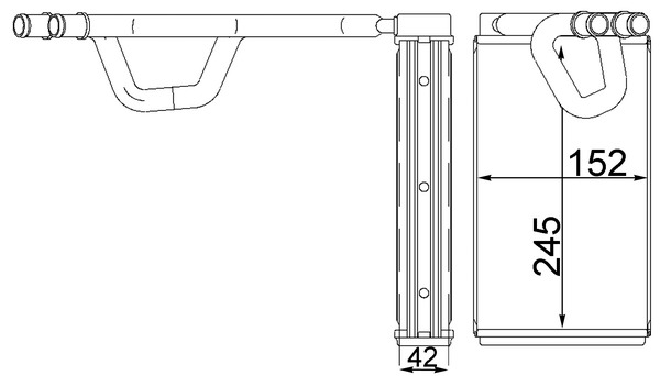 MAHLE Fűtőradiátor AH232000S_MAHLE