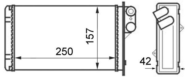 MAHLE Fűtőradiátor AH42000S_MAHLE