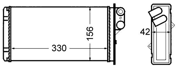 MAHLE Fűtőradiátor AH65000S_MAHLE