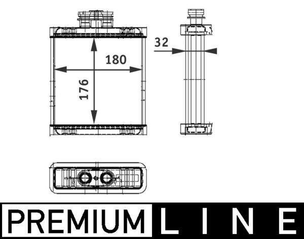 MAHLE Fűtőradiátor AH75000P_MAHLE