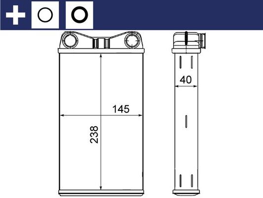 MAHLE Fűtőradiátor AH7000S_MAHLE