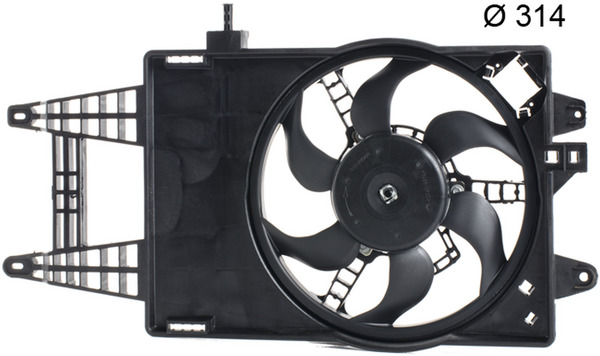 MAHLE Ventilátor, vízhűtő CFF157000P_MAHLE