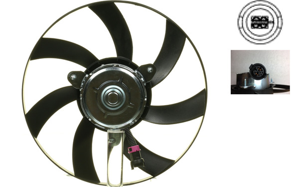 MAHLE Ventilátor, vízhűtő CFF323000S_MAHLE