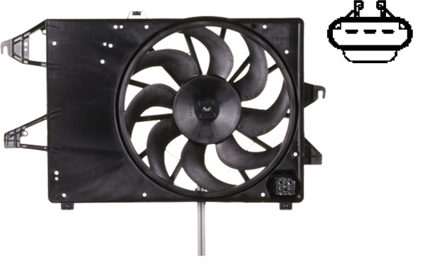 MAHLE Ventilátor, vízhűtő CFF325000S_MAHLE