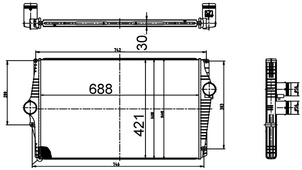 MAHLE Töltőlevegő hűtő CI520000S_MAHLE