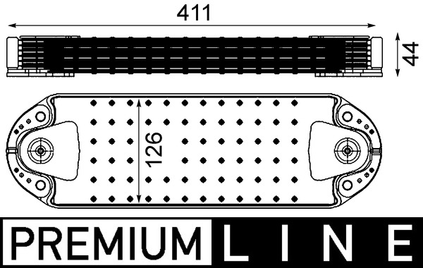 MAHLE Olajhűtő CLC211000P_MAHLE