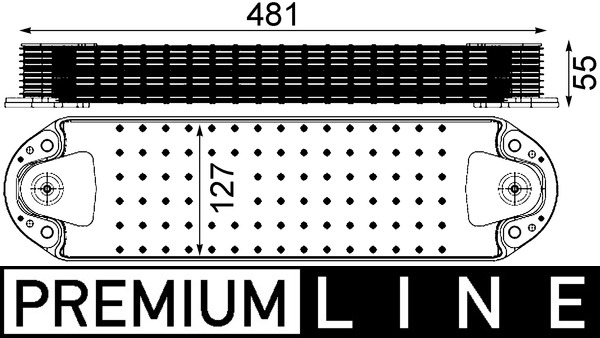 MAHLE Olajhűtő CLC213000P_MAHLE