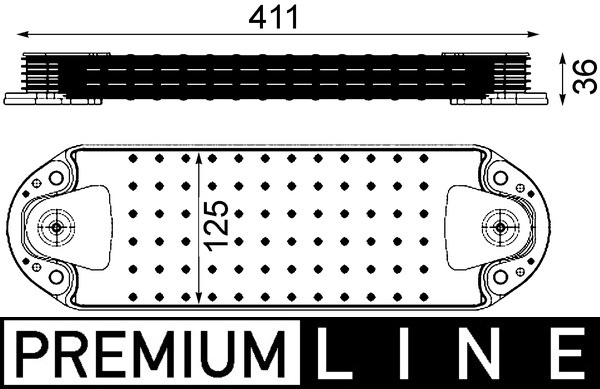 MAHLE Olajhűtő CLC214000P_MAHLE